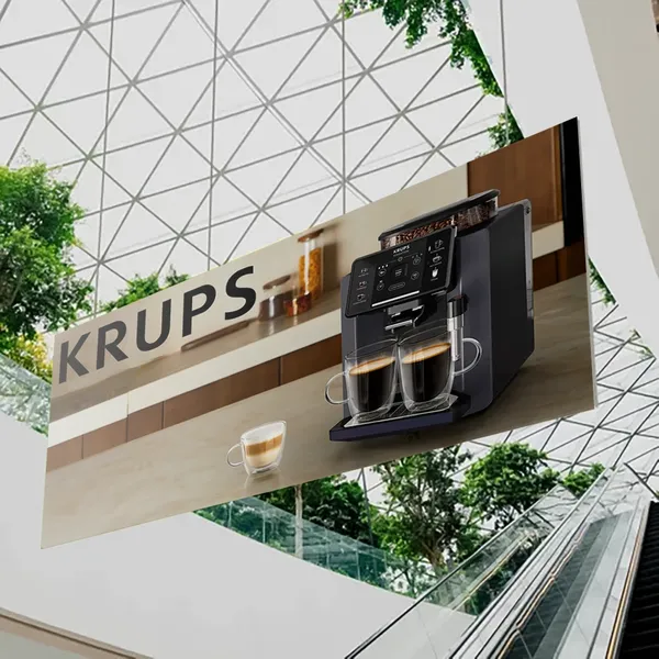 Bannière vectorielle suspendue à 3 m du plafond - Imprint Now - FR