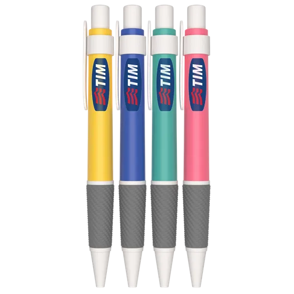 Penna a sfera classica retrattile in plastica