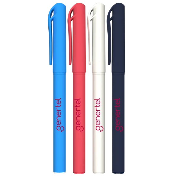 Offerta penna a sfera in plastica oscura