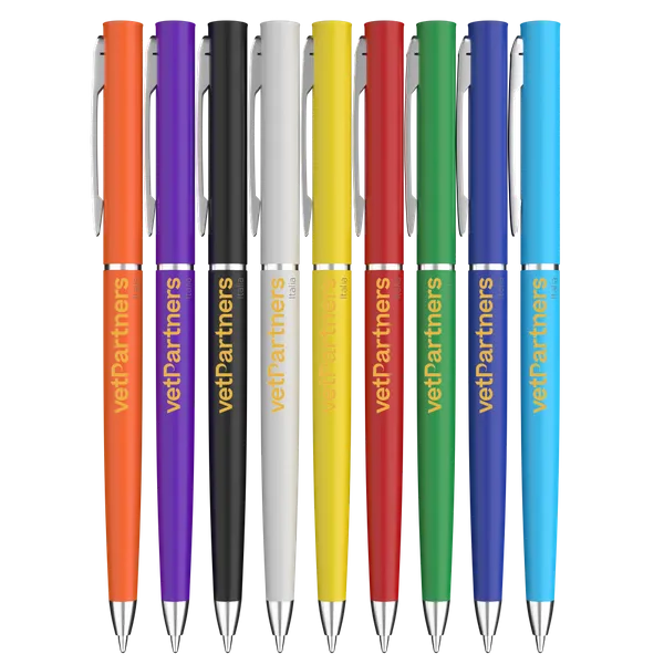 Offerta penna a sfera in plastica liscia