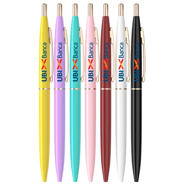 Penna a sfera retrattile in metallo Lady