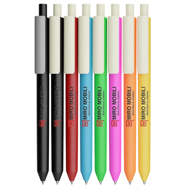 Penna a sfera in plastica retraibile Basic