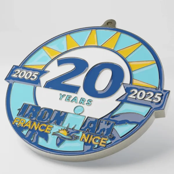 Médaille en émail mou