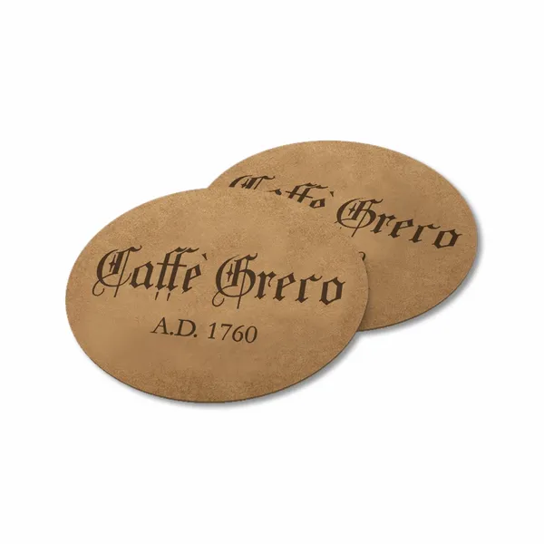 Sottobicchiere in carta kraft