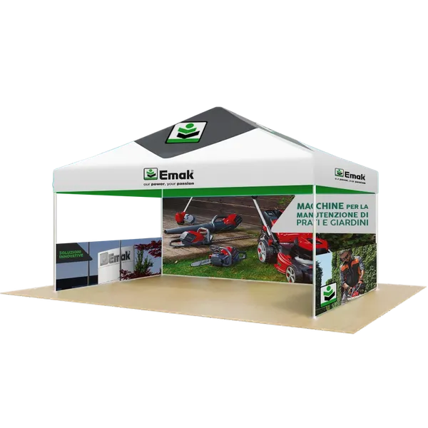 Gazebi a Baldacchino Impermeabili per Esterni Personalizzati 4,6 m x 3 m - Imprint Now - IT