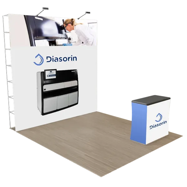 Espositore Pop-Up dritto 3 m x 3 m - Imprint Now - IT