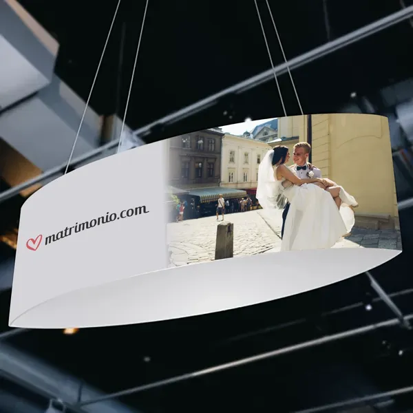 Insegne Sospese Personalizzate per Fiere, Centri Commerciali, Centri Congressi e Aeroporti - Imprint Now - IT