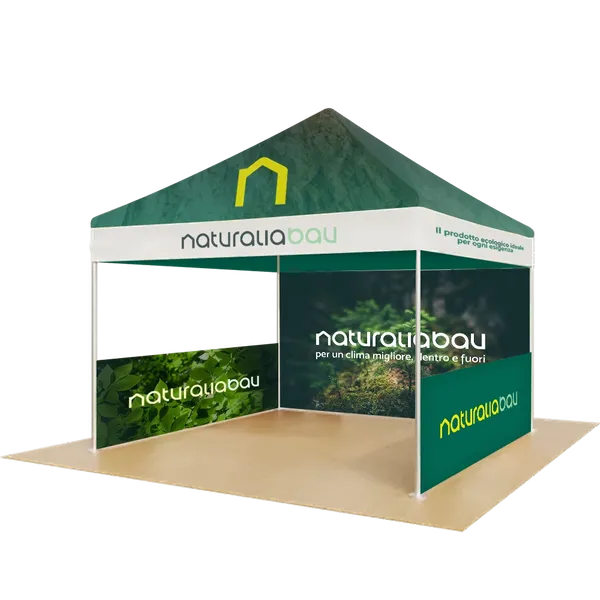 Gazebi a Baldacchino per Esterni Personalizzati 3 m x 3 m - Imprint Now - IT