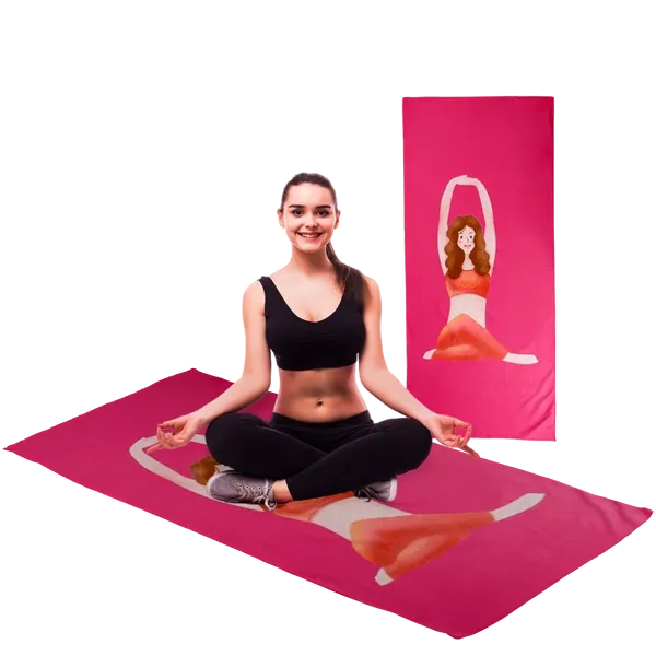 Asciugamani da Yoga Antiscivolo Personalizzati - Imprint Now - IT