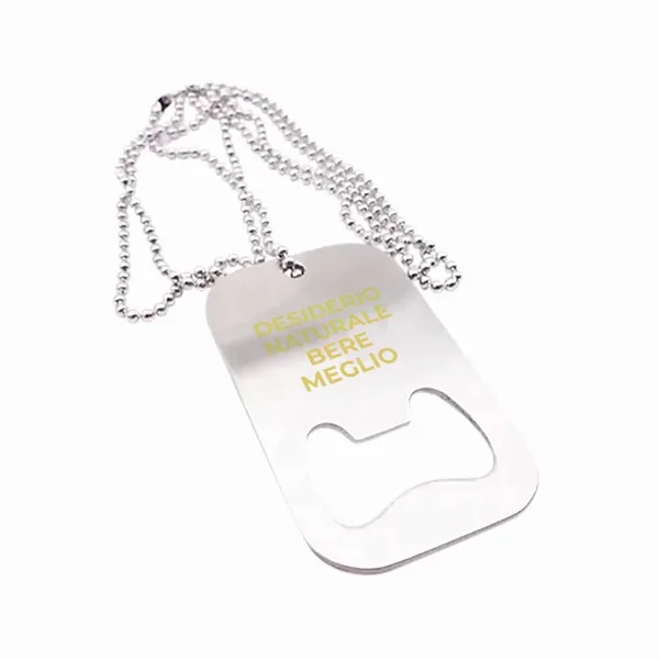 Apribottiglie Dog Tag - Imprint Now - IT