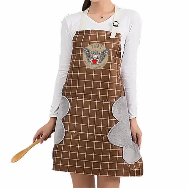 Grembiule per Pulire le Mani a Righe a Quadri - Imprint Now - IT