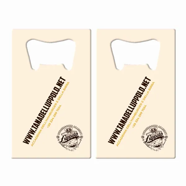 Apribottiglie a Forma di Biglietto Stampato - Imprint Now - IT