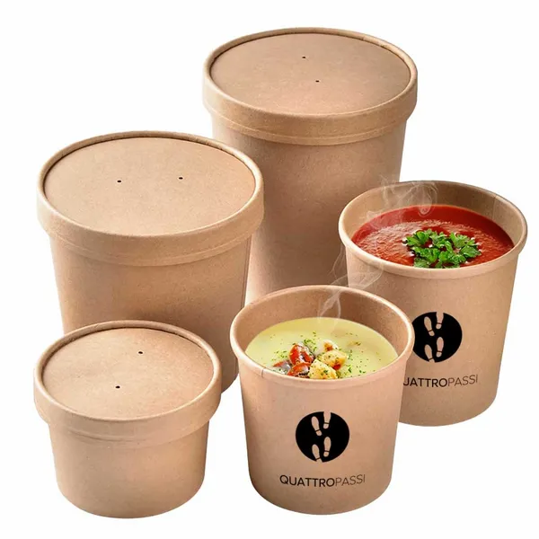 Contenitori per Zuppa di Carta - Imprint Now - IT
