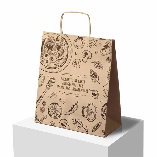 Sacchetti da Imballaggio in Carta Kraft - Imprint Now - IT
