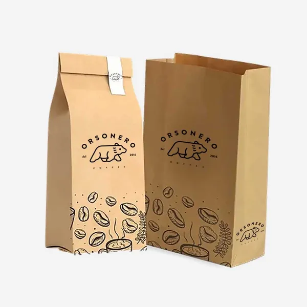 Sacchetti per Alimenti in Carta Kraft - Imprint Now - IT