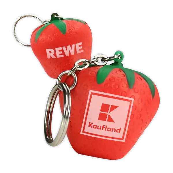 Erdbeer-Schlüsselanhänger