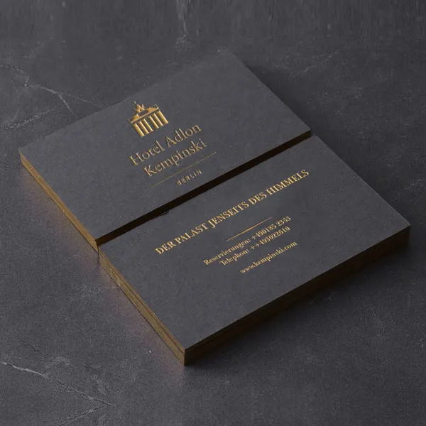 Schlanke Visitenkarten