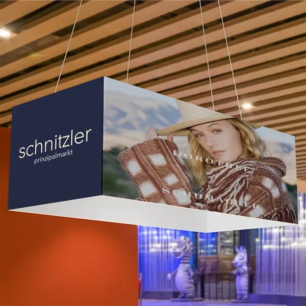 Personalisierbare Hängeschilder Aluminiumrahmen - Rechteckig - Imprint Now - DE