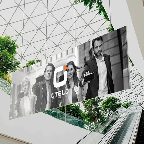 Individuelle Hängeschilder - 3 m Vector Frame von der Decke Hängend - Imprint Now - DE