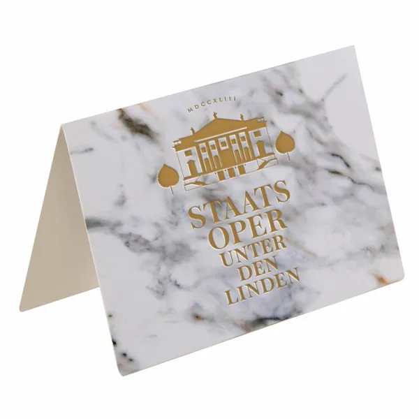 Gefalteten Visitenkarten