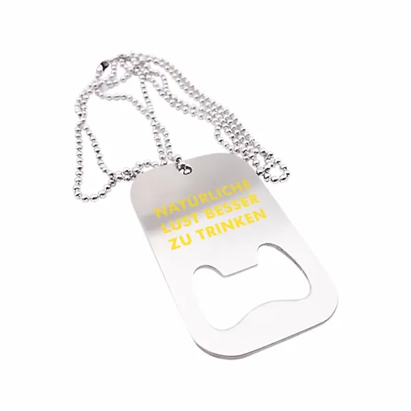 Hundemarke Flaschenöffner - Imprint Now - DE