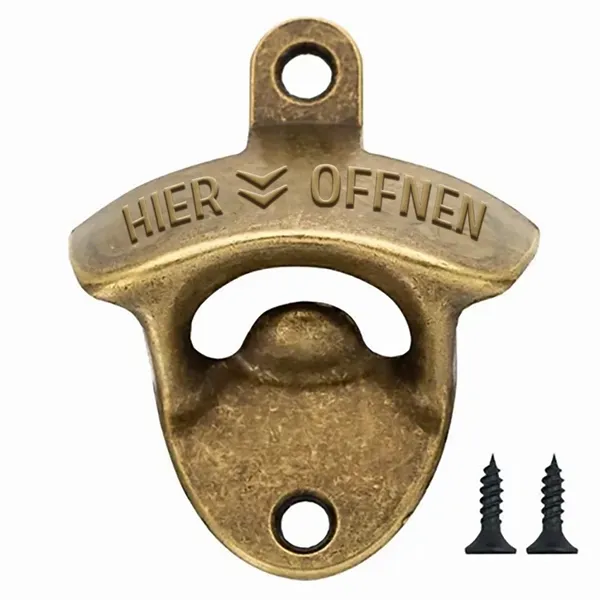 Flaschenöffner aus Messing - Imprint Now - DE