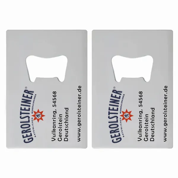 Bunte Karten-Flaschenöffner - Imprint Now - DE
