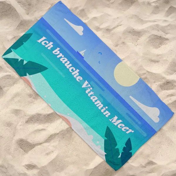 Individuelle Strand- und Poolhandtücher - Imprint Now - DE