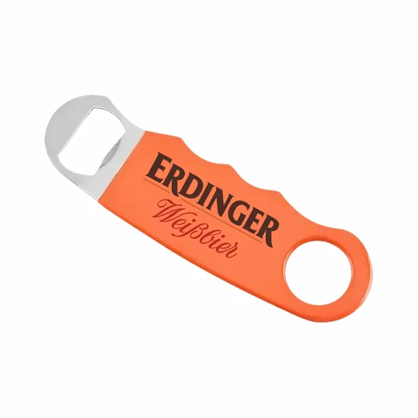 Orangener Handgriff-Flaschenöffner - Imprint Now - DE