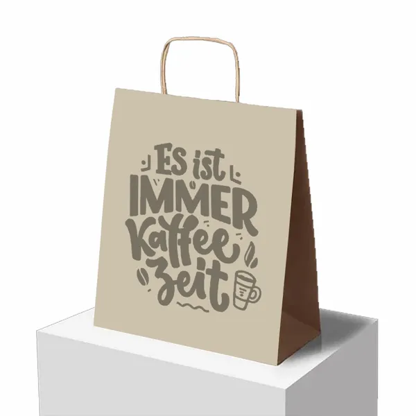 Kraftpapier-Verpackungstasche - Imprint Now - DE