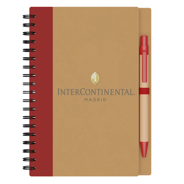 Cuaderno y Bolígrafo Eco Spiral