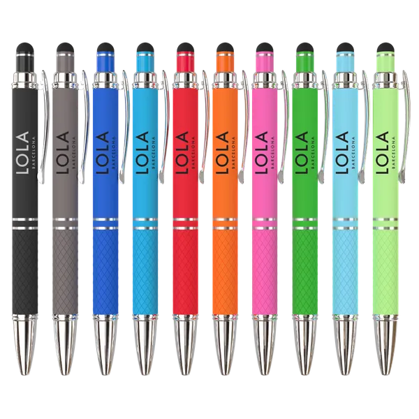 Sereno Bolígrafo de Metal de Dos Líneas