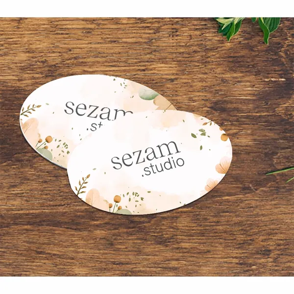 Tarjeta de Visita Ovalada