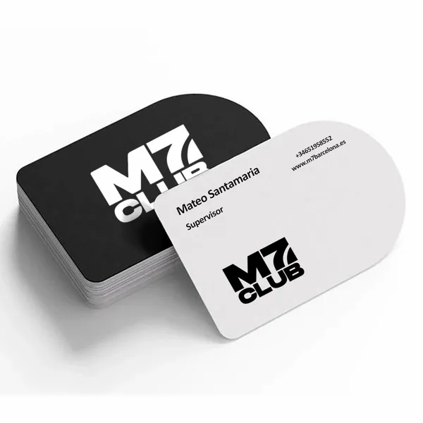 Tarjeta de Visita Semicircular