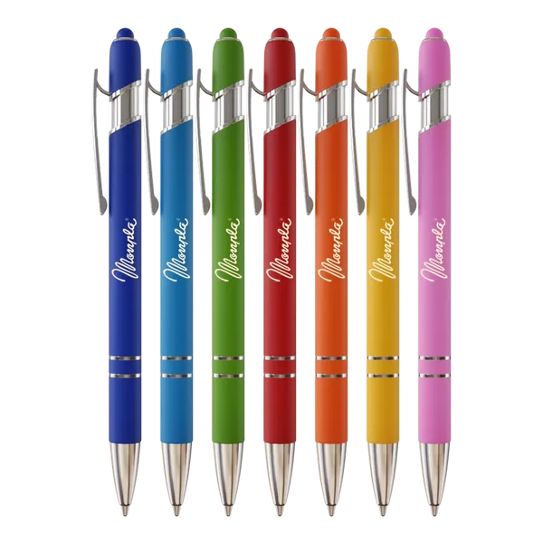 Bolígrafo de metal de doble línea