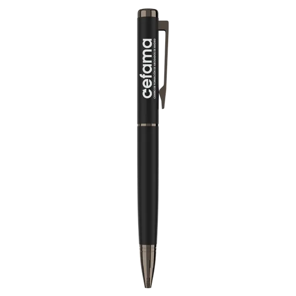 Elegante Bolígrafo de Metal Negro