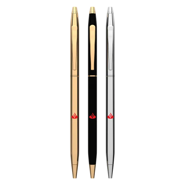 Gold Slim Metal Bolígrafo