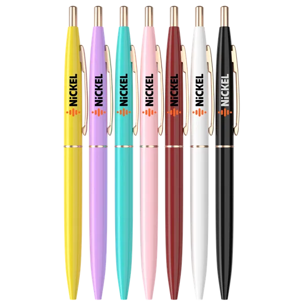 Bolígrafo metálico retráctil Lady