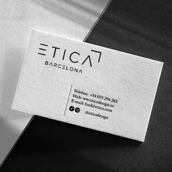 Tarjeta de Visita de Terciopelo