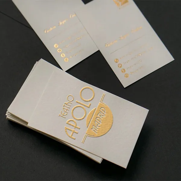 Tarjetas de Visita Metalizadas