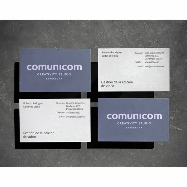 Tarjeta de Visita Rectangular