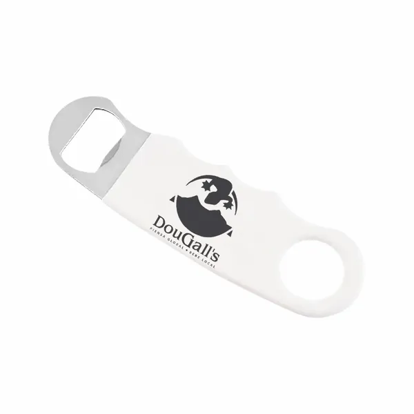 Abrebotellas Plano con Mango Blanco - Imprint Now - ES