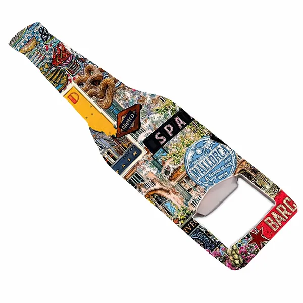 Abridor en Forma de Botella Troquelado - Imprint Now - ES