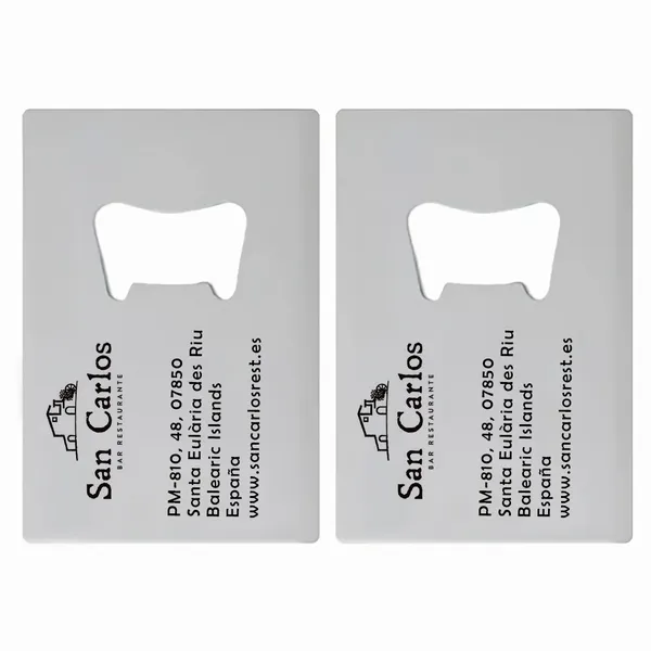 Abrebotellas de Tarjeta de Color - Imprint Now - ES