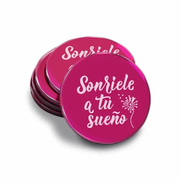 Posavasos acrílico de colores