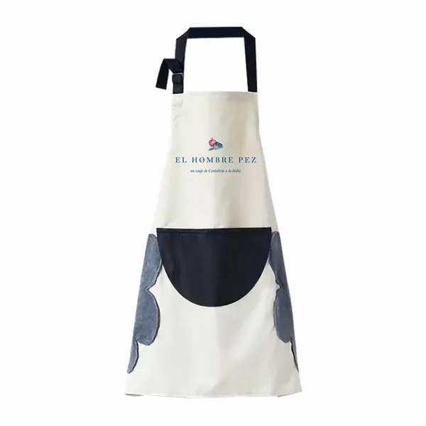 Delantal Floral con Bolsillos para Limpiarse las Manos - Imprint Now - ES