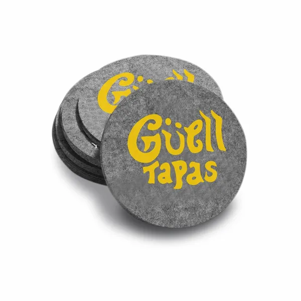 Posavasos de fieltro absorbente