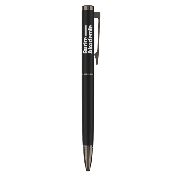 Eleganter schwarzer Metallkugelschreiber
