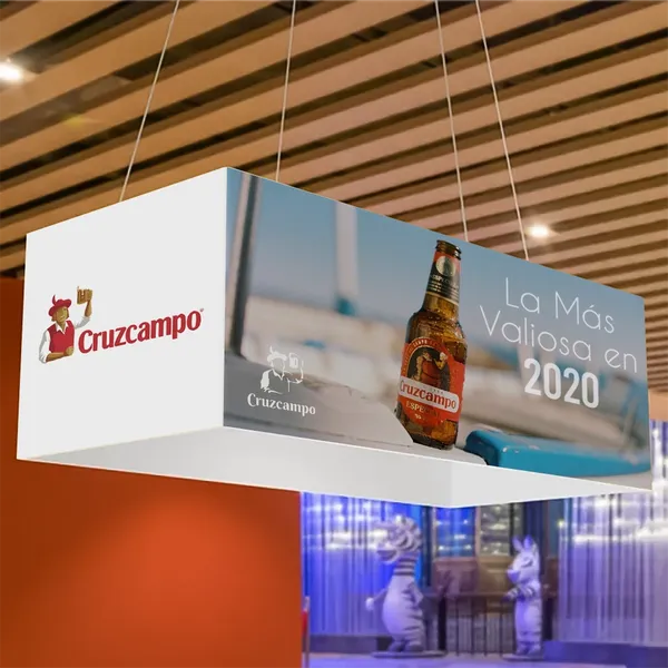 Carteles Colgantes Personalizables Marco de Aluminio - Rectangular - Imprint Now - ES