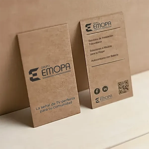 Folletos de papel kraft